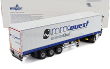 MERCEDES BENZ - E-ACTROS 600 CAMIÓN TELONATO IMMO OUEST 2025 - BLANCO Maqueta de coche en Vroomi