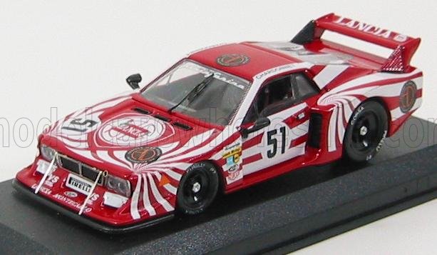 LANCIA - BETA MONTECARLO TURBO TEAM LANCIA CORSE N 51 24h LE MANS 1980 BERNARD DARNICHE - HANS HEYER - TEO FABI - ROUGE BLANC - Vroomi