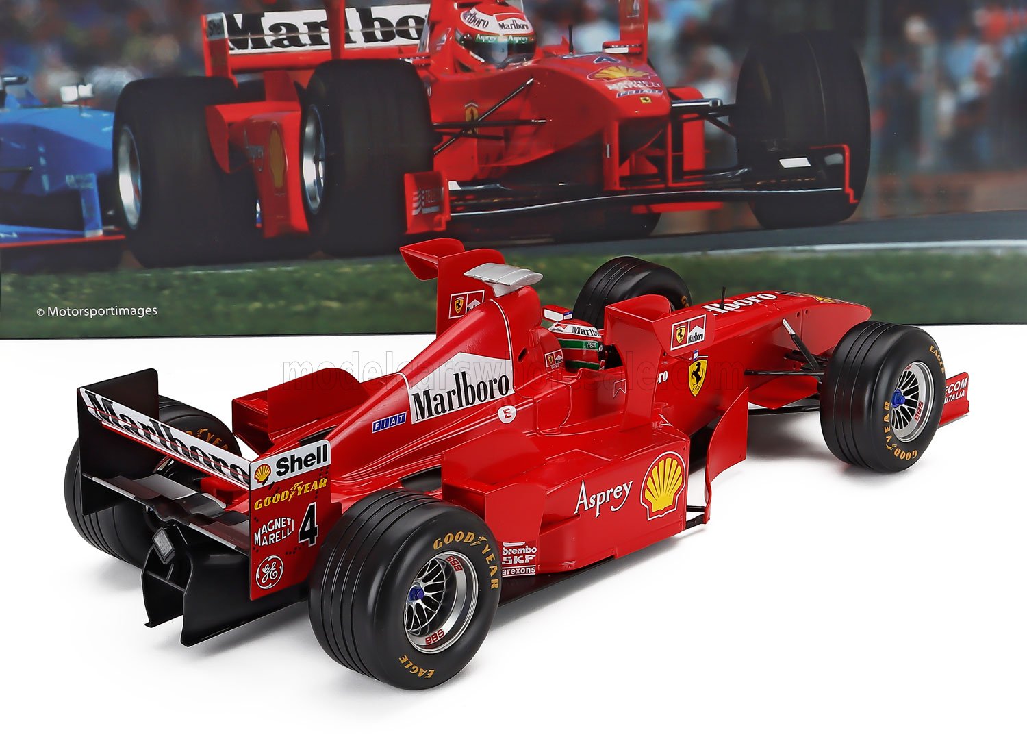 Ferrari F310 No. 2 Eddie Irvine Spanish GP 1996 Rain Tyres