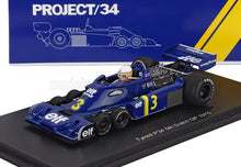 TYRRELL - F1  P34 ELF 6-WHEELS N 3 DUTCH GP 1976 JODY SCHECKTER - BLUE YELLOW