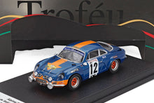 RENAULT - ALPINE A110 (night version) N 12 3rd RALLY COTE FLEURIE 1977 GUILLAUME DE SAINT PIERRE - REGINE PLESSY - BLUE ORANGE