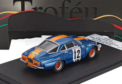 RENAULT - ALPINE A110 (night version) N 12 3rd RALLY COTE FLEURIE 1977 GUILLAUME DE SAINT PIERRE - REGINE PLESSY - BLUE ORANGE