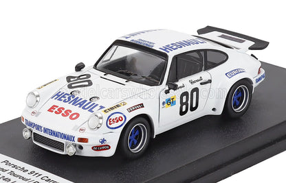 PORSCHE - 911 CARRERA RS TEAM X RACING N 80 24h LE MANS 1975 RAYMOND TOUROUL - PHILIPPE HESNAULT - WHITE