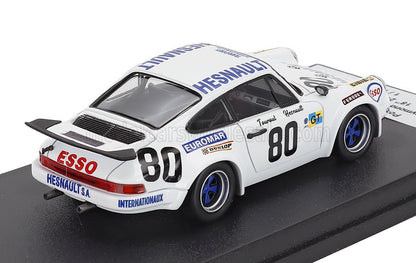 PORSCHE - 911 CARRERA RS TEAM X RACING N 80 24h LE MANS 1975 RAYMOND TOUROUL - PHILIPPE HESNAULT - WHITE
