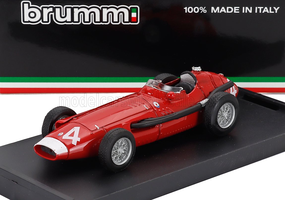 MASERATI - F1 250F N 4 ITALY GP 1957 HARRY SCHELL - RED Scale model car on Vroomi