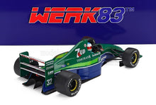 JORDAN - F1  191 TEAM 7up JORDAN N 32 FREE PRACTICE BELGIUM GP 1991 MICHAEL SCHUMACHER - GREEN BLUE