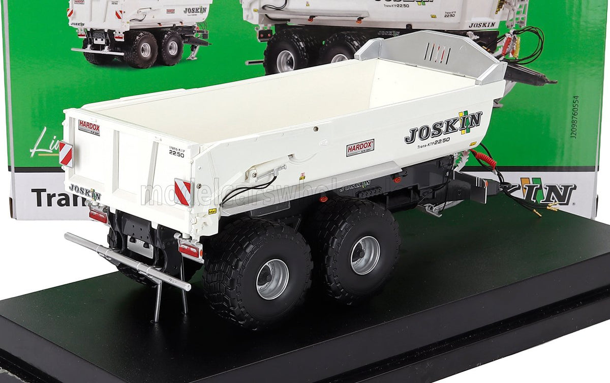 Joskin Trailer Trans-KTP 22-50 2-Axle 2010 White Universal Hobbies 1:32 scale model - image 2