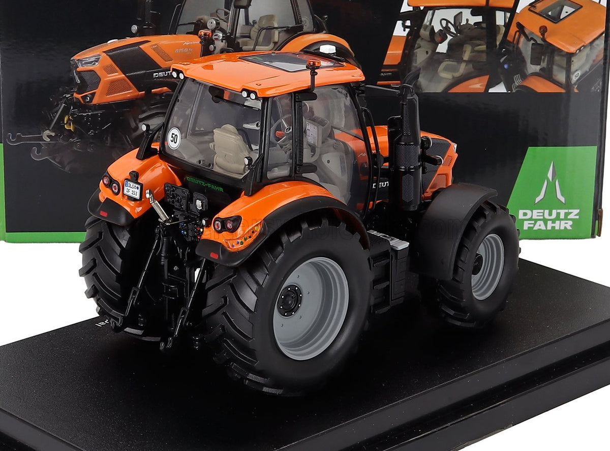 Deutz-Fahr 6150.4 TTV Tractor 2018 Orange Black Universal Hobbies 1:32 scale model - image 2