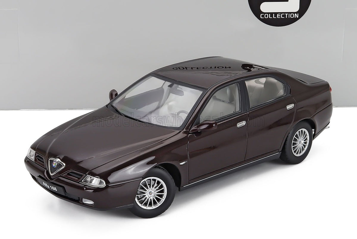 Alfa Romeo 166 1999 Dark Red Metallic Triple 9 1:18 scale model