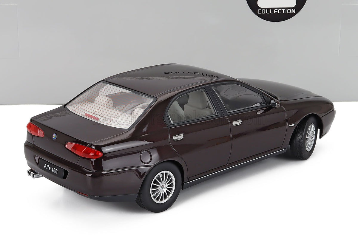 Alfa Romeo 166 1999 Dark Red Metallic Triple 9 1:18 scale model - image 2