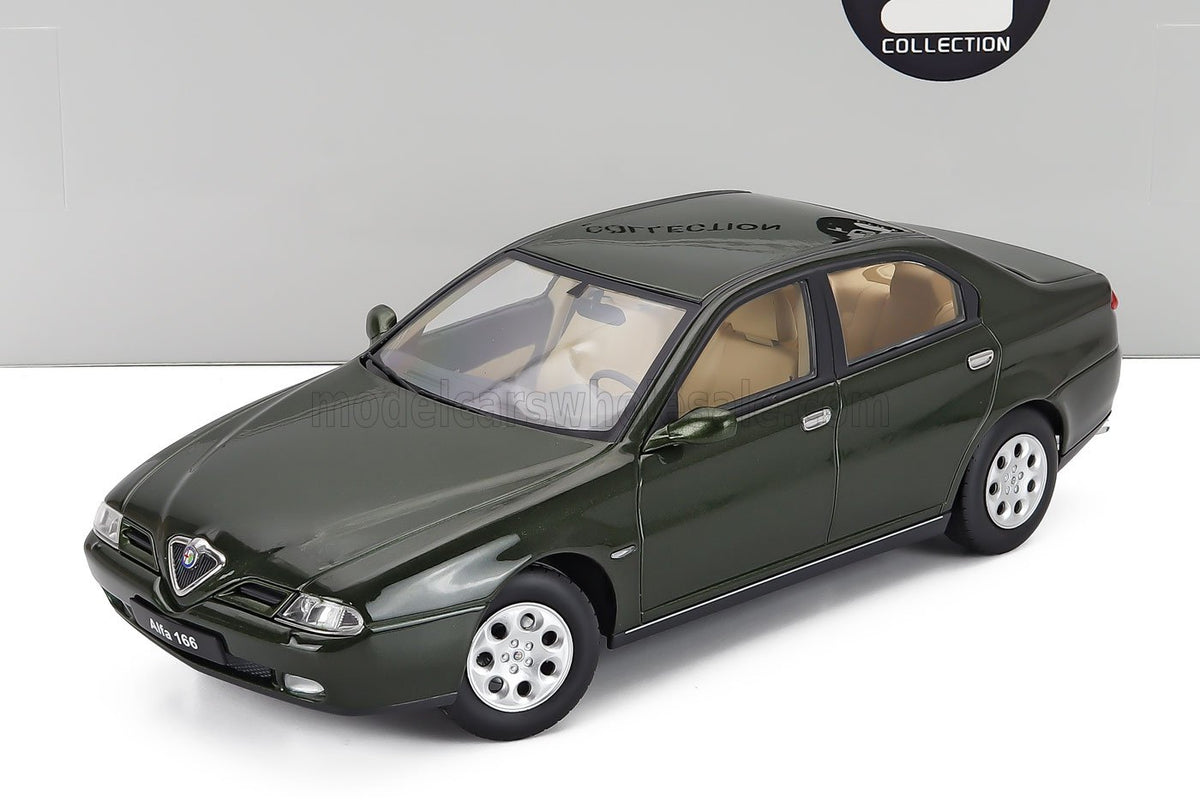 Alfa Romeo 166 1999 Green Metallic Triple 9 1:18 scale model