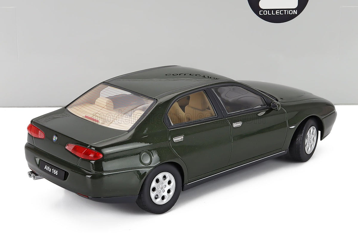 Alfa Romeo 166 1999 Green Metallic Triple 9 1:18 scale model - image 2