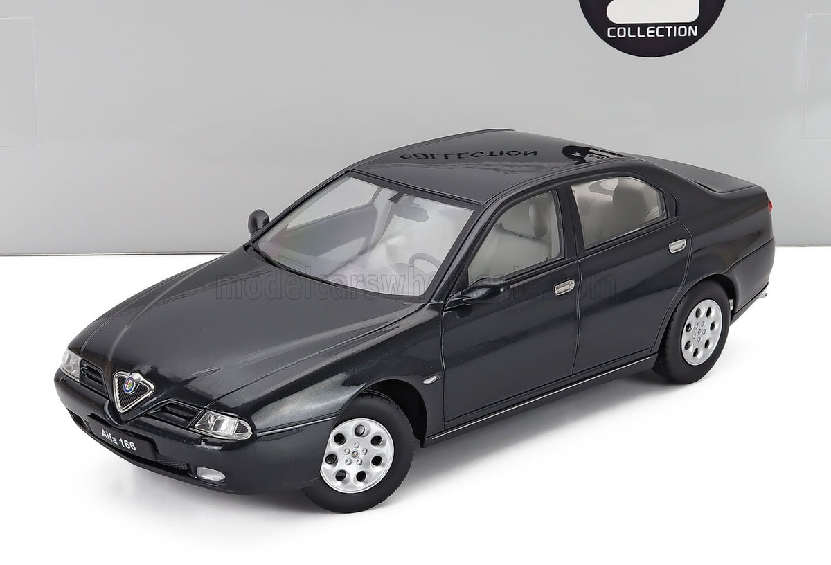 Alfa Romeo 166 1999 Grey Blue Metallic Triple 9 1:18 scale model