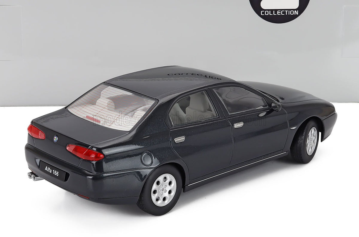 Alfa Romeo 166 1999 Grey Blue Metallic Triple 9 1:18 scale model - image 2