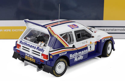 AUSTIN - MG METRO 6R4 N 1 WINNER RALLY DONEGAL INTERNATIONAL 1986 BILLY COLEMAN - RONAN MORGAN - WHITE BLUE