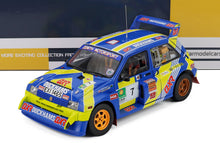 AUSTIN - MG METRO 6R4 N 7 RALLY DONEGAL INTERNATIONAL 1993 JOHN PRICE - ANNE MARIE MARIE - BLUE YELLOW WHITE