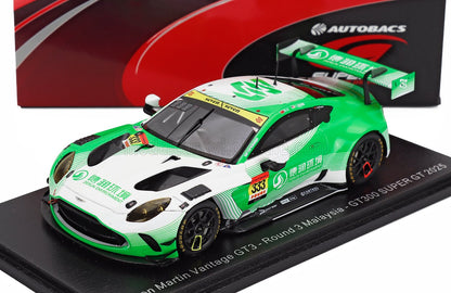 ASTON MARTIN - VANTAGE AMR GT3 EVO TEAM EBM N 33 GT300 CLASS SUPER GT 2025 JAZEMAN JAAFAR - KERONG LI - GREEN WHITE