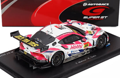 TOYOTA - SUPRA GR TEAM HOPPY SCHATZ N 25 GT300 CLASS SUPER GT 2025 KIMIYA SATO - RYOTA HORACHI - WHITE PINK