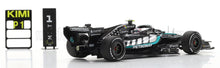 MERCEDES GP - F1  W17E PERFORMANCE TEAM AMG PETRONAS N 12 WINNER CHINA GP WITH PIT BOARD 2026 FIRST F1 VICTORY ANDREA KIMI ANTONELLI - SILVER GREEN BLACK