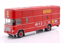 OM FIAT - 150 ROLFO TRUCK TEAM SCUDERIA FERRARI CAR TRANSPORTER 24h LE MANS 70s VERSION 2-ASSI 1966 - RED