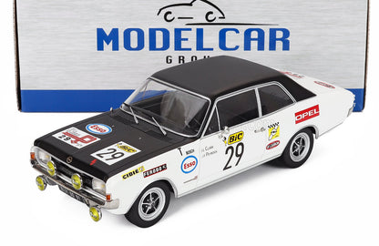 OPEL - COMMODORE GS/E N 29 (night version) RALLY TOUR DE FRANCE AUTOMOBILE 1971 JEAN LOUIS CLARR - JEAN PIERRE PEYROUX - WHITE BLACK