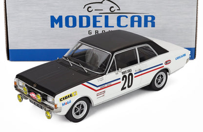 OPEL - COMMODORE GS/E N 20 (night version) RALLY MONTECARLO 1971 HENRI GREDER - PIERRE PAGANI - WHITE BLACK