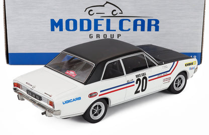 OPEL - COMMODORE GS/E N 20 (night version) RALLY MONTECARLO 1971 HENRI GREDER - PIERRE PAGANI - WHITE BLACK