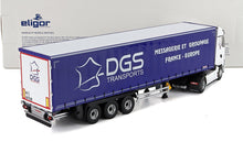 RENAULT - T-LINE HIGH TRUCK TELONATO DGS TRANSPORTS 2023 - WIT-BLAUW