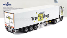 MERCEDES-BENZ - E-ACTROS 600 VRACHTWAGEN MET OPEN LAADBAK TRANSALOG TRANSPORTS 2025 - LICHTGRIJS