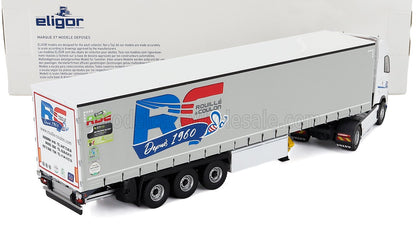VOLVO - FH AERO 500 VRACHTWAGEN TELONATO ROUILLE & COULON TRANSPORTS 2024 - WIT-GRIJS