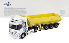 RENAULT - T480 VRACHTWAGEN MET KANTELBAAR LAADBAK VAN GARNIER TRANSPORTS 2021 - WIT EN GEEL