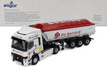 RENAULT - T480 VRACHTWAGEN MET KANTELBAAR LAADBAK VAN DU BACQUE TRANSPORTS 2021 - WIT-ROOD