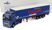 VOLVO - FH 500 VRACHTWAGEN TELONATO COUVAL TRANSPORTS 2020 - BLAUW MET