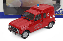 RENAULT - R4L F4 VAN SAPEURS POMPIERS 1976 - RED