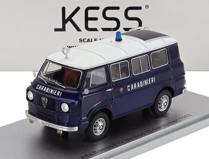 ALFA ROMEO - F-12 MINIBUS 1-SERIES CARABINIERI - POLICE - 1969 - BLUE WHITE