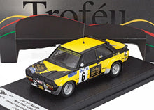 FIAT - 131 ABARTH N 6 RALLY OMLOOP VAN VLAANDEREN 1979 MARS DUEZ - EDDY NYS - YELLOW BLACK