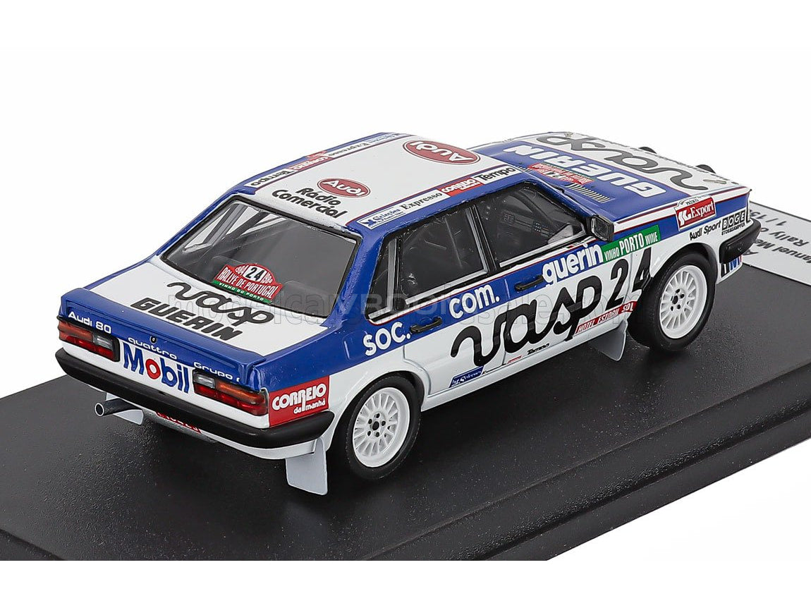 Audi 80 Quattro B2 Vasp-Guerin No. 24 Mello Breyner Vilar Rally Portugal 1984 Night Version Trofeu 1:43 scale model - image 2