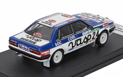 AUDI - 80 QUATTRO (night version) N 24 RALLY PORTUGAL 1984 MANUEL MELLO BREYNER - MIGUEL VILLAR - WHITE BLUE