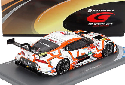 TOYOTA - SUPRA GR TEAM TGR AU TOM'S N.º 1 CAMPEÓN DE LA CATEGORÍA GT500 DEL SUPER GT 2025 KENTA YAMASHITA - SHO TSUBOI - NARANJA Y BLANCO