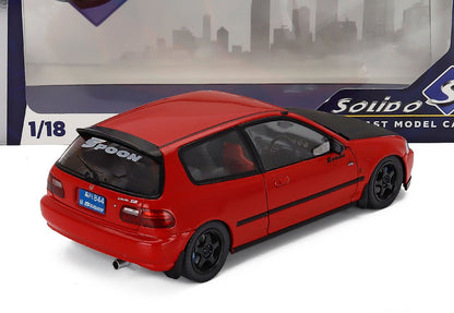 HONDA - CIVIC (EG6) WORKS SPOON 1991 - ROOD-ZWART