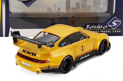 PORSCHE - 911 993 RWB KIT DE CARROCERÍA COUPÉ N.º 0 RACING 2020 - AMARILLO CENICILLA