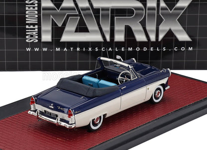 FORD ENGLAND - ZODIAC MKII 206E CABRIOLET OPEN 1958 - BLUE WHITE