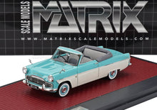 FORD ENGLAND - ZODIAC MKII 206E CABRIOLET OPEN 1958 - TURQUOISE WHITE