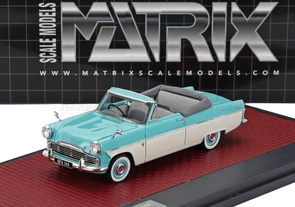 FORD ENGLAND - ZODIAC MKII 206E CABRIOLET OPEN 1958 - TURQUOISE WHITE