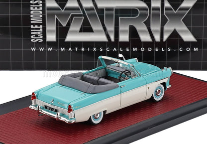 FORD ENGLAND - ZODIAC MKII 206E CABRIOLET OPEN 1958 - TURQUOISE WHITE