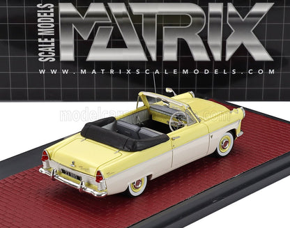 FORD ENGLAND - ZODIAC MKII 206E CABRIOLET OPEN 1958 - YELLOW WHITE