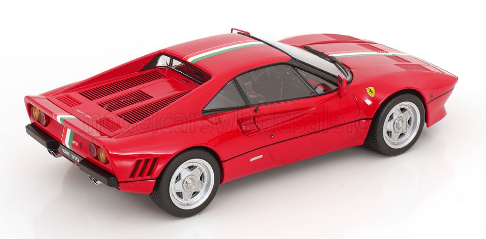 FERRARI - 288 GTO ITALIAN STRIPES 1984 - RED Scale model car on Vroomi