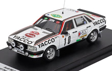 AUDI - 80 QUATTRO (night version) N 10 RALLY MONTECARLO 1984 BERNARD DARNICHE - ALAIN MAHE - WHITE