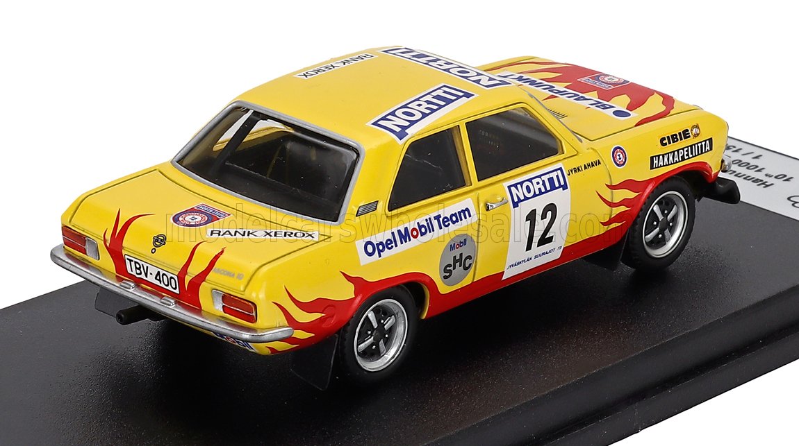 Opel Ascona No. 12 Hannu Palin Jyrki Ahava Rally 1000 Lakes 1973 Night Version Trofeu 1:43 scale model - image 2