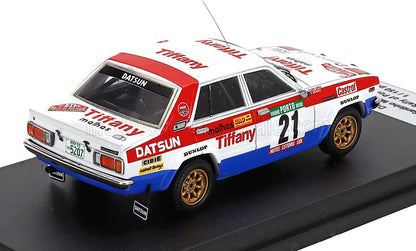 DATSUN - 160J (night version) N 21 RALLY PORTUGAL 1981 SANTINHO MENDES - FILIPE LOPES - LIGHT BLUE RED